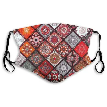 Face Mask with Filter, Retro Red Mandala Graphic Flower Unisex Mouth Mask for Adult Washable Reusable
Face Mask with Filter, Retro Red Mandala Graphic Flower Unisex Mouth Mask for Adult Washable Reusable