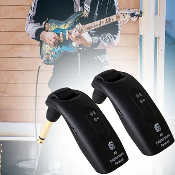 2.4GHz Portable Musical Bass Built-in Rechargeable Guitar Transmitter Receiver Plastic Wireless Low Noise Instrument Accessories
2.4GHz Portable Musical Bass Built-in Rechargeable Guitar Transmitter Receiver Plastic Wireless Low Noise Instrument Accessories