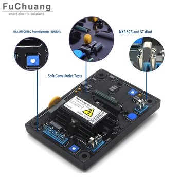 AVR SX460 Generator Automatic Voltage Regulator SX 460 diesel alternator Part Power stabilizer
AVR SX460 Generator Automatic Voltage Regulator SX 460 diesel alternator Part Power stabilizer