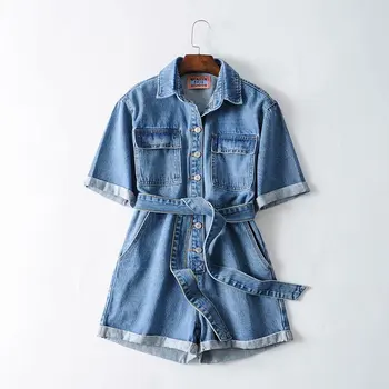 Rompers Womens Jumpsuit Shorts Denim Jumpsuits For Women 2019 Jeans Elegantes Summer Solid Casual Fashion Overalls Clothing 0031
Rompers Womens Jumpsuit Shorts Denim Jumpsuits For Women 2019 Jeans Elegantes Summer Solid Casual Fashion Overalls Clothing 0031