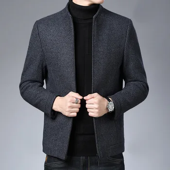 2020 men's new winter collar jacket business more pure color cloth pinstripe jacket
2020 men's new winter collar jacket business more pure color cloth pinstripe jacket