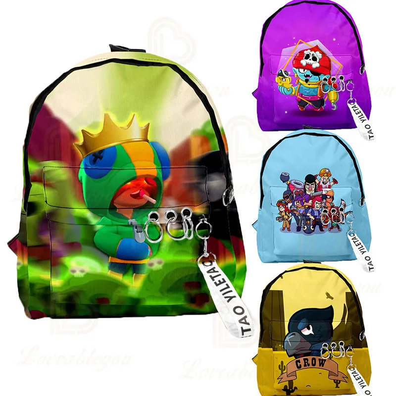 Brawling Game Kid Stars Cartoon Bag School for Children Kindergarten Backpack Boys Girls Travel Storage Book Bag
Brawling Game Kid Stars Cartoon Bag School for Children Kindergarten Backpack Boys Girls Travel Storage Book Bag