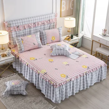 Bed Sheet Bed Linen 1/3 Pcs Bedding Set King Queen Size Korean Princess Style Mattress Cover 120*200/180*220/200*220cm Sabanas
Bed Sheet Bed Linen 1/3 Pcs Bedding Set King Queen Size Korean Princess Style Mattress Cover 120*200/180*220/200*220cm Sabanas