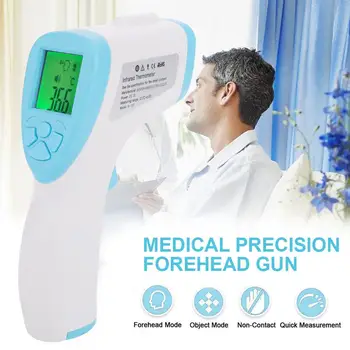 Contactless Infrared Thermometer Baby/Adult Portable Generic Body Thermometer Forehead Thermometer Health Practical
Contactless Infrared Thermometer Baby/Adult Portable Generic Body Thermometer Forehead Thermometer Health Practical