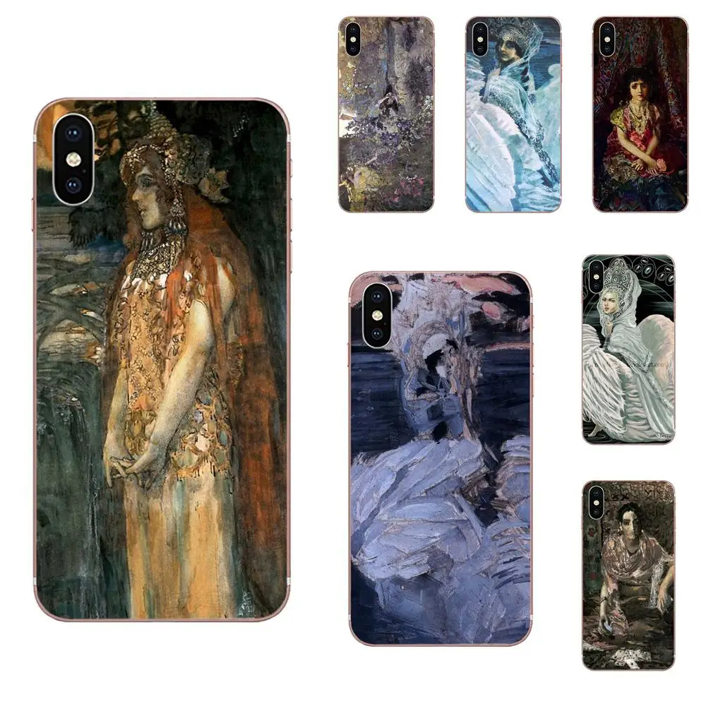 Mi khail Vrubel Princess Swan для Xiao mi 3 4 4C 4i 5 5s 5X6 6X8 SE Pro Lite A1 Max x 2 Note Coque Shell | Мобильные телефоны и