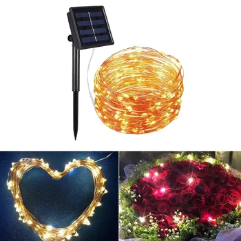 Solar Powered String Lights 8/2 Modes Light Decorative Light for Outdoor Wedding
Solar Powered String Lights 8/2 Modes Light Decorative Light for Outdoor Wedding