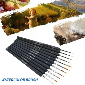 Wolves Hairs Wooden Handle Art Brushes Scriptliner Painting Brush 19 Size Children School Writing Technical Pen
Wolves Hairs Wooden Handle Art Brushes Scriptliner Painting Brush 19 Size Children School Writing Technical Pen
