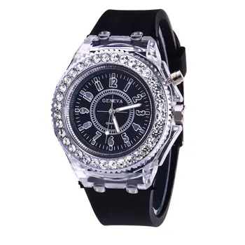 LED Flash Luminous Watch Trends Students Lovers Woman Men's Watches 11 Color Light WristWatch For Dropshipping
LED Flash Luminous Watch Trends Students Lovers Woman Men's Watches 11 Color Light WristWatch For Dropshipping