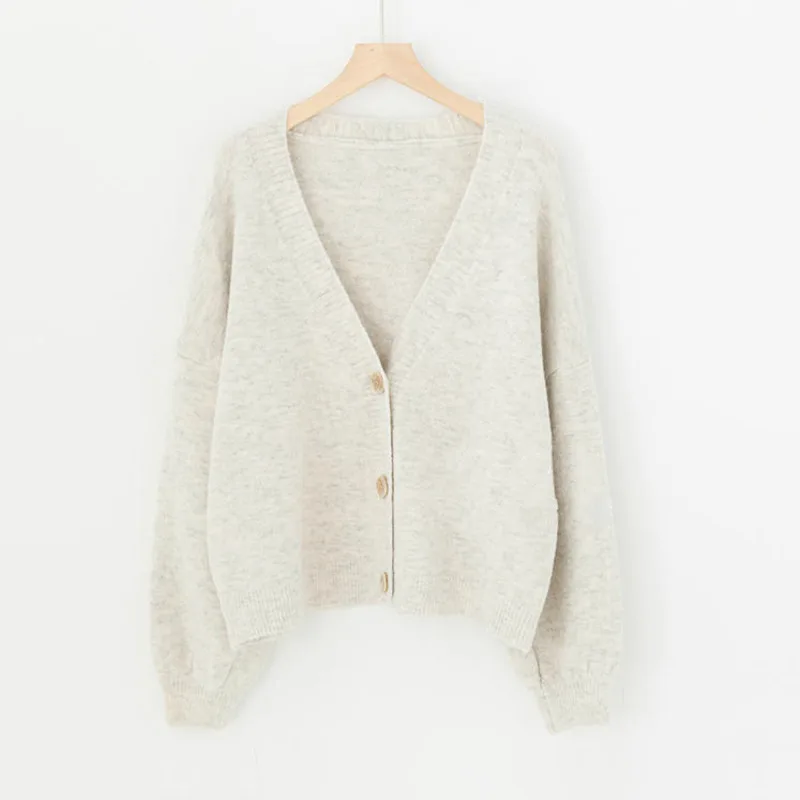 Women Full Sleeve V Neck Sweaters Cardigans Female Solid Candy Color Sweaters Button Casual Loose Sweaters
Women Full Sleeve V Neck Sweaters Cardigans Female Solid Candy Color Sweaters Button Casual Loose Sweaters