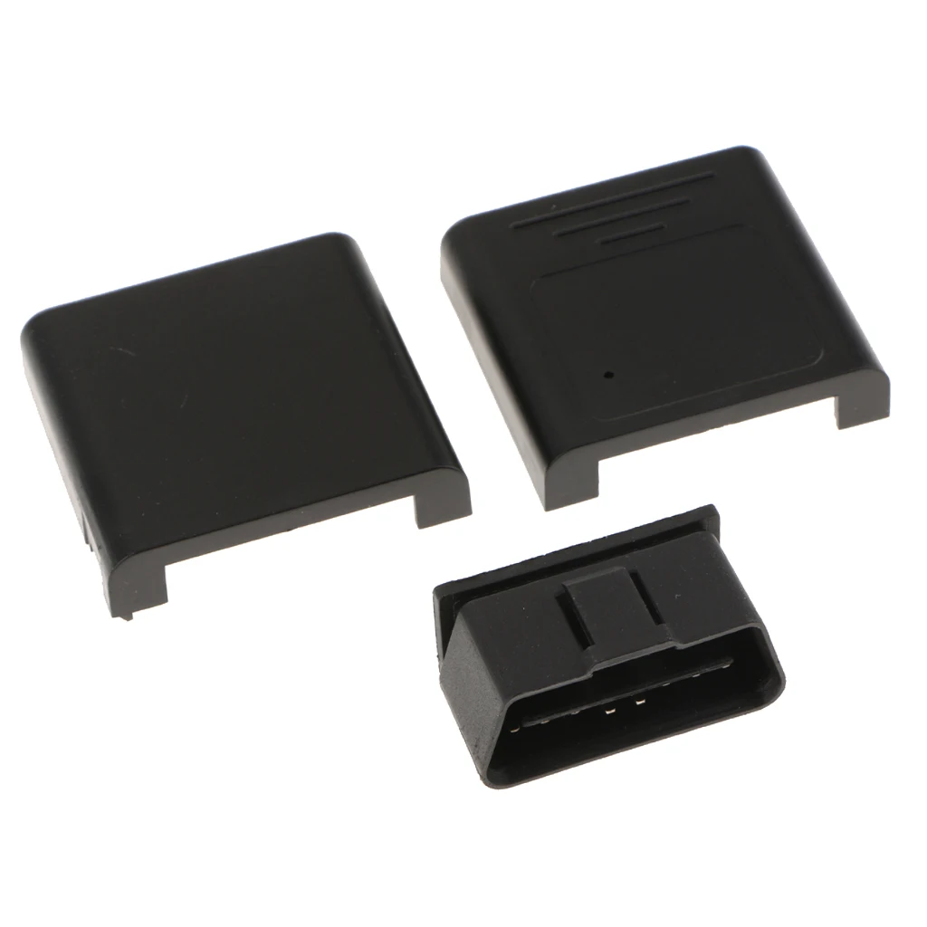 Plastic DIY 16 Pin Male Shell Fabricated Terminals Board Connector Plug Plastic DIY 16 Pin Male Shell Fabricated Terminals Board Connector Plug