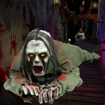 Halloween Party Decorations Long Hair Horror Layout Crawling Ghosts Toy Electric Eye Glow Crawling Ghost Haunted House 
Halloween Party Decorations Long Hair Horror Layout Crawling Ghosts Toy Electric Eye Glow Crawling Ghost Haunted House