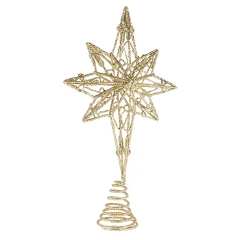 Anise Star Tree Topper Golden Star Christmas Holiday Tree Topper Iron Star Festival Treetop Decor for Home Party (Golden, 16x30c
Anise Star Tree Topper Golden Star Christmas Holiday Tree Topper Iron Star Festival Treetop Decor for Home Party (Golden, 16x30c
