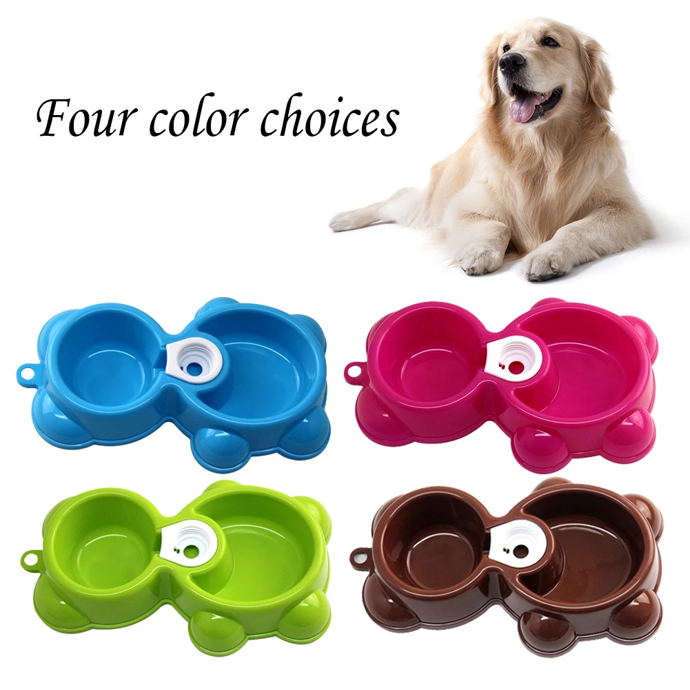 Multi-color Dog Drinker Bear Type Dual-use Bowl Cute And Beautiful Appearance Stable And Non-slip Pet Bowl Pet Feeding Bowl
Multi-color Dog Drinker Bear Type Dual-use Bowl Cute And Beautiful Appearance Stable And Non-slip Pet Bowl Pet Feeding Bowl