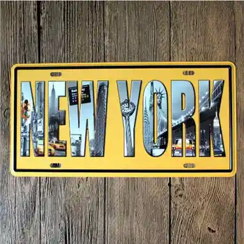 New York Retro Metal Tin Sign Plaque Car Plate Pub Bar Wall Decor Picture ZXY9775
New York Retro Metal Tin Sign Plaque Car Plate Pub Bar Wall Decor Picture ZXY9775
