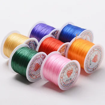 60m/Roll Strong Elastic cord Crystal Beading Cords for DIY Elastic Beaded Bracelets Jewelry Making Stretch Thread String Line
60m/Roll Strong Elastic cord Crystal Beading Cords for DIY Elastic Beaded Bracelets Jewelry Making Stretch Thread String Line