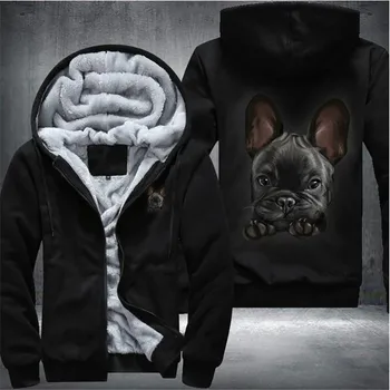 Cute French Bulldog Mens Winter Hoodies Male Harajuku New High Quality Casual Sweatshirts Zipper Sportswear Thicken Warm Outwear
Cute French Bulldog Mens Winter Hoodies Male Harajuku New High Quality Casual Sweatshirts Zipper Sportswear Thicken Warm Outwear