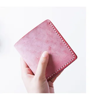 Handmade leather goods Material package wallet DIY Coin Purse Card package Short wallet women wallets men wallets purses 
Handmade leather goods Material package wallet DIY Coin Purse Card package Short wallet women wallets men wallets purses