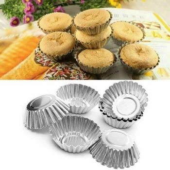 Yonntech 20pcs/set Aluminum Egg Tart Molds Cupcake Mini Pie Baking Molds Reusable Muffin Baking Cups Cake Cookie Bakeware Kit
Yonntech 20pcs/set Aluminum Egg Tart Molds Cupcake Mini Pie Baking Molds Reusable Muffin Baking Cups Cake Cookie Bakeware Kit