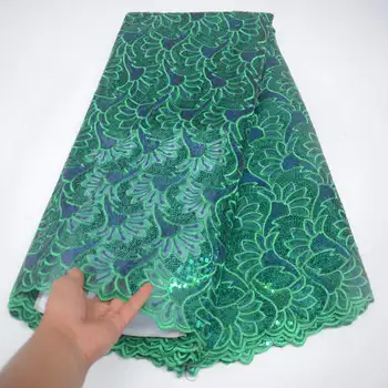 African Sequins Lace Fabric Embroidered Nigerian Tulle Lace Fabrics 2019 High Quality African French Net Lace Fabric SAZ05
African Sequins Lace Fabric Embroidered Nigerian Tulle Lace Fabrics 2019 High Quality African French Net Lace Fabric SAZ05