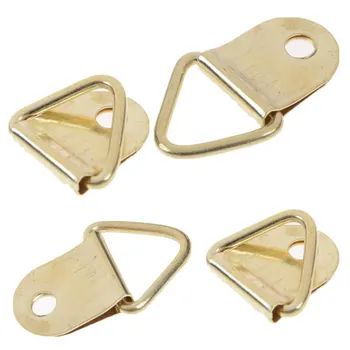 10Pcs Universal Strong Golden D Rings Decor Picture Frames Hanger Hooks Hanging Triangle Screws Helper Wholesale
10Pcs Universal Strong Golden D Rings Decor Picture Frames Hanger Hooks Hanging Triangle Screws Helper Wholesale