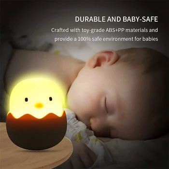 USB LED Night Lamp Egg Shell Tumbler Design Cartoon Rechargeable Warm Yellow Light Nightlight
USB LED Night Lamp Egg Shell Tumbler Design Cartoon Rechargeable Warm Yellow Light Nightlight