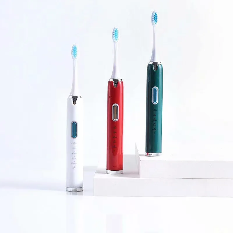 Electric Toothbrush Rechargeable USB Ultrasonic Washable Electronic Whitening Waterproof Teeth Brush Toothbrush Head Replaceable 
Electric Toothbrush Rechargeable USB Ultrasonic Washable Electronic Whitening Waterproof Teeth Brush Toothbrush Head Replaceable