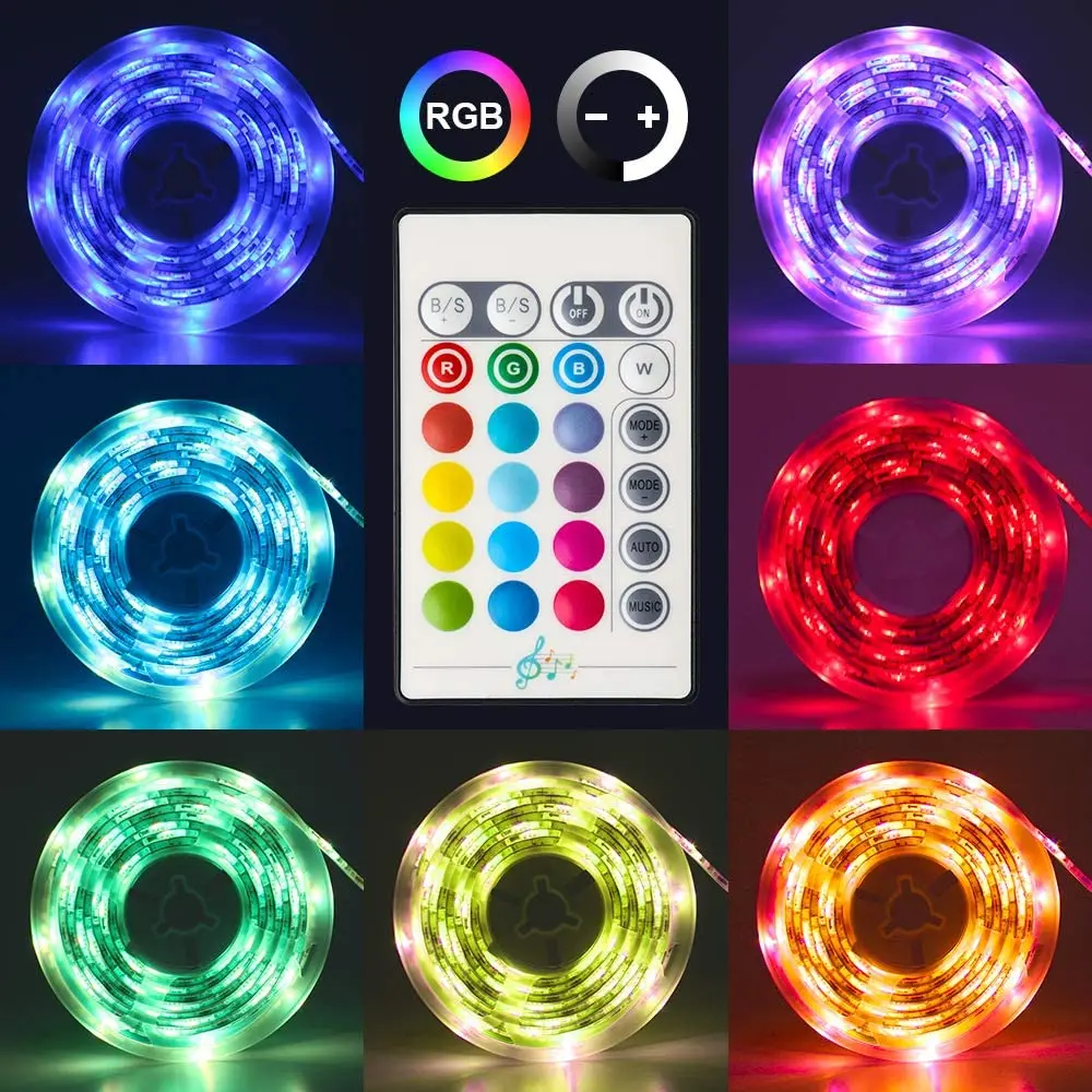 2M/3M/5M LED String Light USB Mini Music Voice Control Flexible LED Strip IR Remote Screen BackLight Home Decora Wifi Controller
2M/3M/5M LED String Light USB Mini Music Voice Control Flexible LED Strip IR Remote Screen BackLight Home Decora Wifi Controller