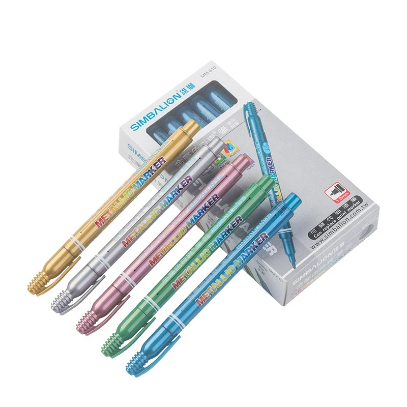 5Pcs DIY Metal Waterproof Permanent Paint Marker Pens Sharpie Gold Silver Red Green Blue Craftwork Pen Art Painting Supplies
5Pcs DIY Metal Waterproof Permanent Paint Marker Pens Sharpie Gold Silver Red Green Blue Craftwork Pen Art Painting Supplies