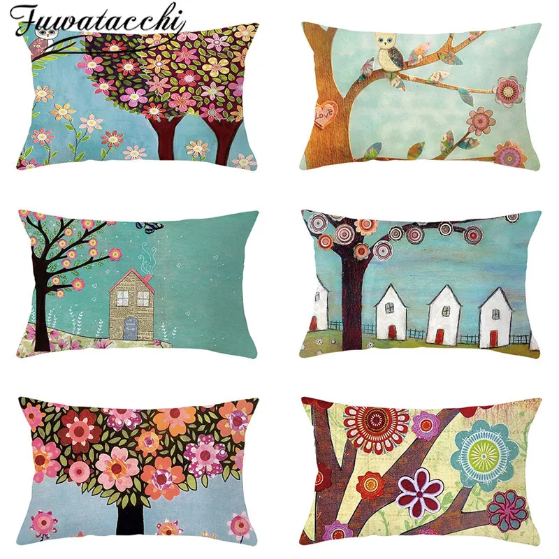 Fuwatacchi Spring Flower Throw Pillow Cover Tree Cushion Covers Polyester Pillowcase for Home Sofa Decorative Pillowcase 30*50cm
Fuwatacchi Spring Flower Throw Pillow Cover Tree Cushion Covers Polyester Pillowcase for Home Sofa Decorative Pillowcase 30*50cm