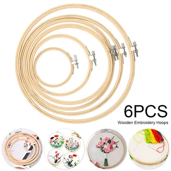 6pcs 8-26CM Embroidery Cross-Stitch Wooden Frame Hoop Circle Embroidery Shed DIY hand Craft Sewing Needwork Tool
6pcs 8-26CM Embroidery Cross-Stitch Wooden Frame Hoop Circle Embroidery Shed DIY hand Craft Sewing Needwork Tool