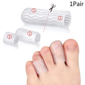 1 Pair Silicone Finger Toe Protector Separator Foot Remover Pain Relief Care Tool
1 Pair Silicone Finger Toe Protector Separator Foot Remover Pain Relief Care Tool