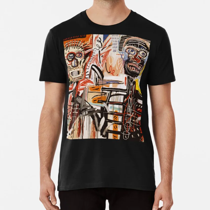 A vectorised Basquiat T shirt jean michel basquiat basquiat skulls street art tribal africa bones artist painter oil paint
A vectorised Basquiat T shirt jean michel basquiat basquiat skulls street art tribal africa bones artist painter oil paint