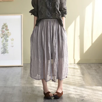 Summer Skirt Fashion Women Elastic Waist Hollow out Skirt 2020 New Casual Ladies Large size Loose All-match Skirt 
Summer Skirt Fashion Women Elastic Waist Hollow out Skirt 2020 New Casual Ladies Large size Loose All-match Skirt