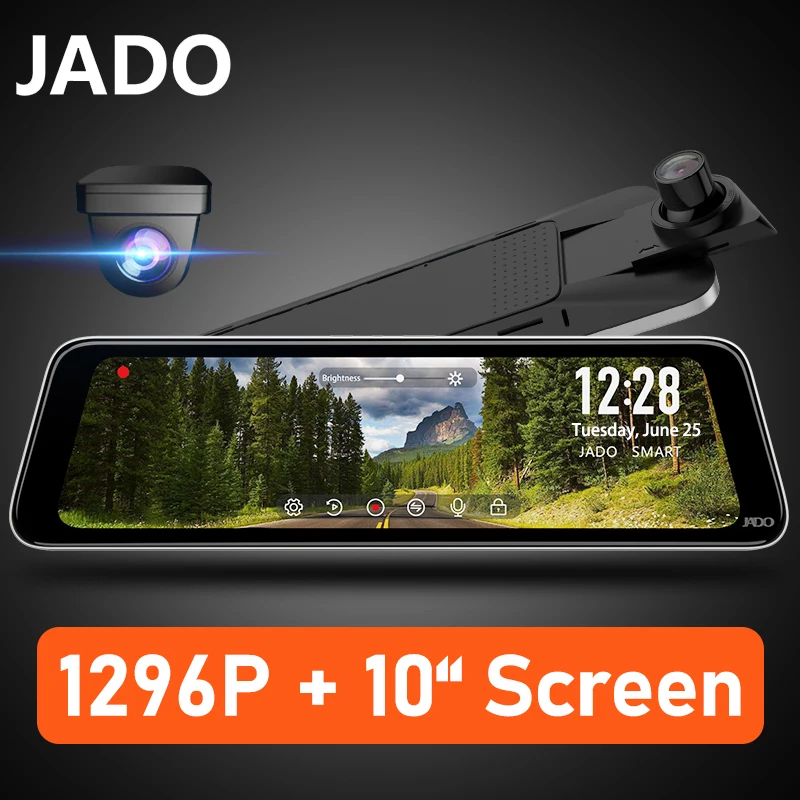 JADO G830 Dash Camera 10 Inch 1296P Car Camera IPS screen Dash Cam 24Hour Parking Monitoring Dvr Dash Camera Auto Video recorder
JADO G830 Dash Camera 10 Inch 1296P Car Camera IPS screen Dash Cam 24Hour Parking Monitoring Dvr Dash Camera Auto Video recorder