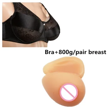 1 Pair 800g+a Bra Crossdresser Silicone Breast Fake Boobs Mastectomy Breast Prosthesis Breast Form Crossdress Transvestite
1 Pair 800g+a Bra Crossdresser Silicone Breast Fake Boobs Mastectomy Breast Prosthesis Breast Form Crossdress Transvestite