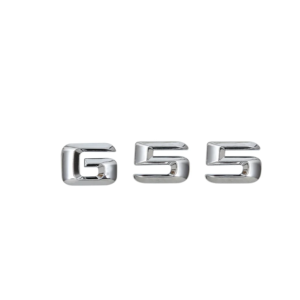Chrome Shiny Silver ABS Car Trunk Rear Number Letters Words Badge Emblem Decal Sticker for G55
Chrome Shiny Silver ABS Car Trunk Rear Number Letters Words Badge Emblem Decal Sticker for G55