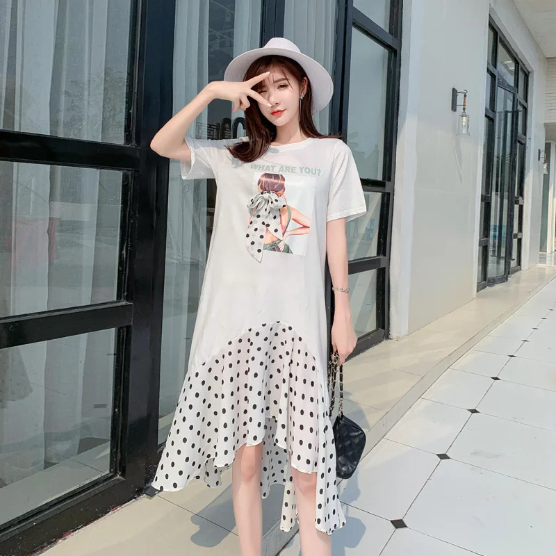 2019 Maternity Clothes Summer Wear New Style Cool Joint Polka Dot Mid-length Dress Maternity Dress Platycodon Grandiflorum Skirt
2019 Maternity Clothes Summer Wear New Style Cool Joint Polka Dot Mid-length Dress Maternity Dress Platycodon Grandiflorum Skirt
