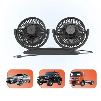 10W Universal Dual Head USB Powered 3-Speed Adjustable Car Dashboard Cooling Air USB Fan for Car SUV Vehicles Desk Home Office
10W Universal Dual Head USB Powered 3-Speed Adjustable Car Dashboard Cooling Air USB Fan for Car SUV Vehicles Desk Home Office