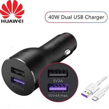 Huawei Dual USB Car Charger 40W SuperCharge Fast Usb type-c Cable Charge adapter for Mate 30 20 Pro 10 9 X P40 P30 Pro P20 Phone
Huawei Dual USB Car Charger 40W SuperCharge Fast Usb type-c Cable Charge adapter for Mate 30 20 Pro 10 9 X P40 P30 Pro P20 Phone