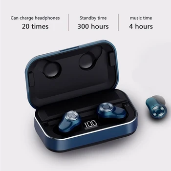 Bluetooth TWS Wireless Headphones Sports Headset IPX7 Earphone Waterproof Earbuds With 3500MAH Charging Box For IOS/Android
Bluetooth TWS Wireless Headphones Sports Headset IPX7 Earphone Waterproof Earbuds With 3500MAH Charging Box For IOS/Android