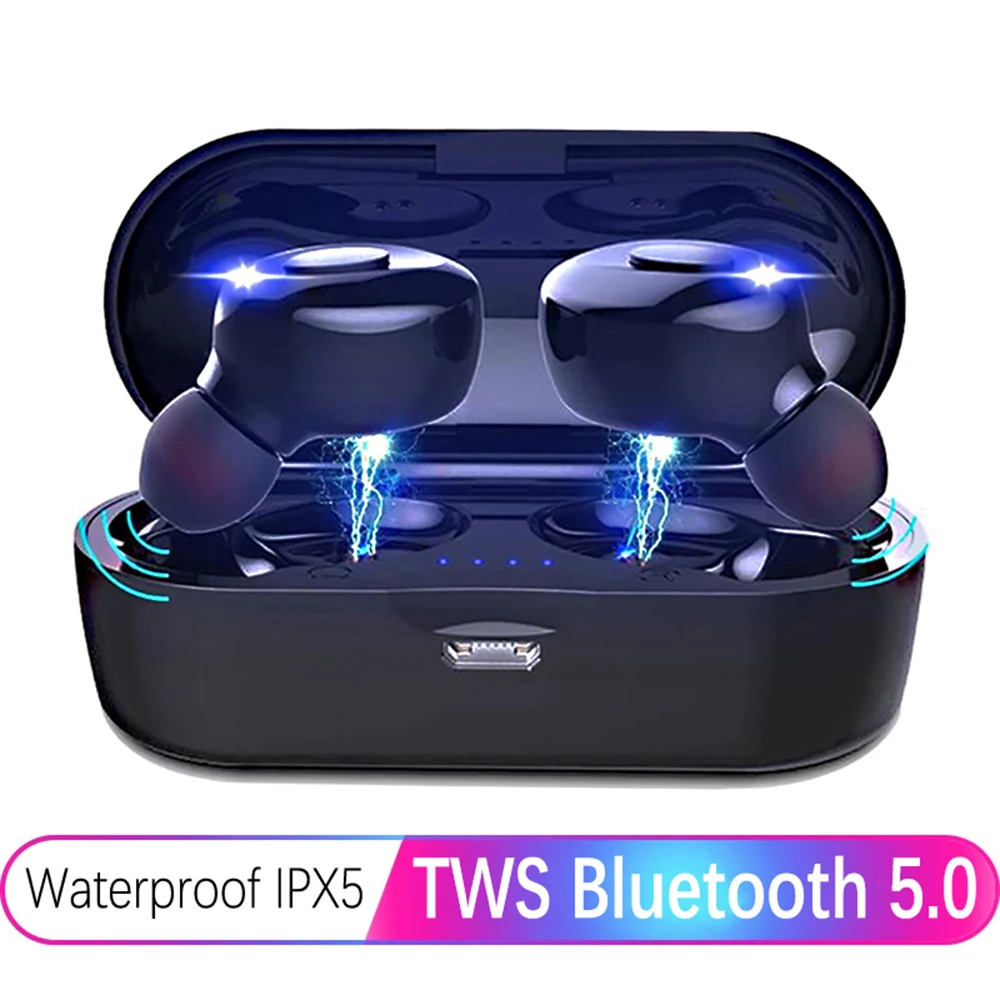 Bluetooth 5.0 Wireless Earphone XG13 TWS Earbus Sport Earphone Stereo 5 Grade Waterproof Headset With Mic Charging Box 98db
Bluetooth 5.0 Wireless Earphone XG13 TWS Earbus Sport Earphone Stereo 5 Grade Waterproof Headset With Mic Charging Box 98db