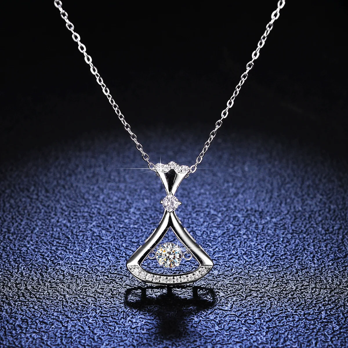 925 Silver Moissanite Pendant with Chain 0.5ct Round Brilliant Cut Custom Moissanite Diamond HipHop Pendant Necklace Jewelry
925 Silver Moissanite Pendant with Chain 0.5ct Round Brilliant Cut Custom Moissanite Diamond HipHop Pendant Necklace Jewelry