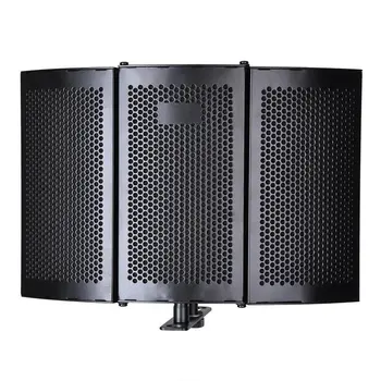 Folding Studio Microphone Isolation Shield Recording Sound Absorber Foam Panel Professional Recording Tool
Folding Studio Microphone Isolation Shield Recording Sound Absorber Foam Panel Professional Recording Tool