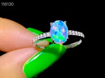 New natural opal ring 925 silver simple and clear new main stone size 6x8mm
New natural opal ring 925 silver simple and clear new main stone size 6x8mm