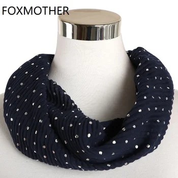 FOXMOTHER New Fashion White Pink Polka Dot Crinkle Scarf Neck Warmer Short Jewelry scarf necklace Ring Scarves Women
FOXMOTHER New Fashion White Pink Polka Dot Crinkle Scarf Neck Warmer Short Jewelry scarf necklace Ring Scarves Women