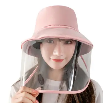 Adult Anti Droplet Removable Face Shield Sun Protection Bucket Hat Safety Dust Proof Full Face Covering Mask Visor Shield
Adult Anti Droplet Removable Face Shield Sun Protection Bucket Hat Safety Dust Proof Full Face Covering Mask Visor Shield