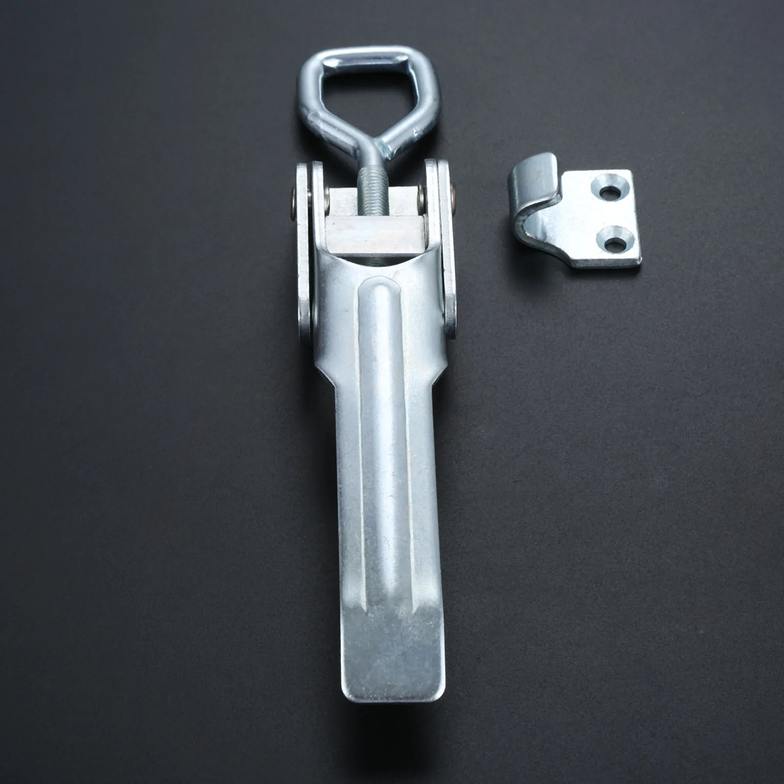 160mm Hasp Metal Buckle Catch Lock Cabinet Boxes Spring Loaded Latch Toggle Hasp For Truck Trailer Body Clamp Lockable Hasp
160mm Hasp Metal Buckle Catch Lock Cabinet Boxes Spring Loaded Latch Toggle Hasp For Truck Trailer Body Clamp Lockable Hasp