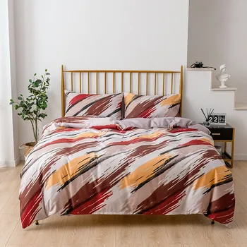 2-3pcs duvet cover pillowcase set ink painting geometry quilt bedding set bed linen Double Single Queen Full king Home Textile
2-3pcs duvet cover pillowcase set ink painting geometry quilt bedding set bed linen Double Single Queen Full king Home Textile