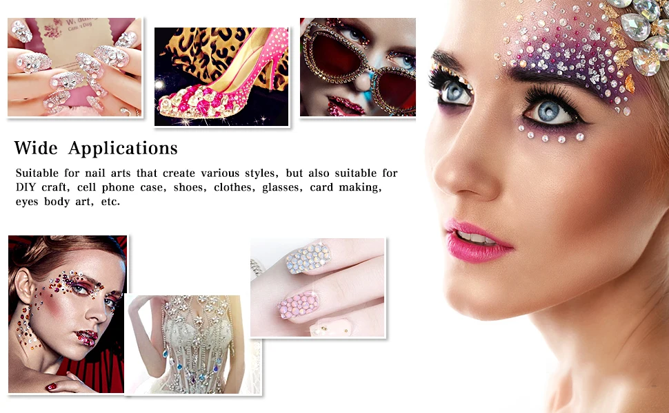 Nail Rhinestones 12 Boxes Multi-shape Rhinestones for Nails High Heels Brooch Hat mobile Phone Shell Glasses Clothes Decoration Nail Rhinestones 12 Boxes Multi-shape Rhinestones for Nails High Heels Brooch Hat mobile Phone Shell Glasses Clothes Decoration