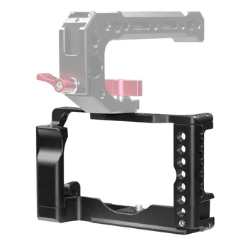 Camera Cage Quick Release Plate for Canon EOS M6 Mark2 DSLR Cage Grip Bracket w Integrated Handgrip/Cold Shoe Mount for EOS M6
Camera Cage Quick Release Plate for Canon EOS M6 Mark2 DSLR Cage Grip Bracket w Integrated Handgrip/Cold Shoe Mount for EOS M6